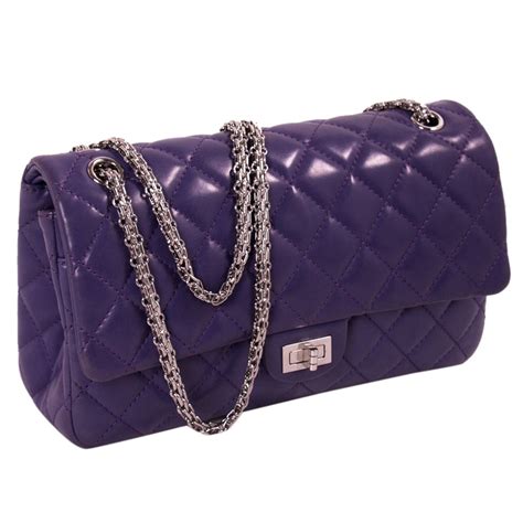 small purple chanel bag|chanel 2.55 reissue 226 flap.